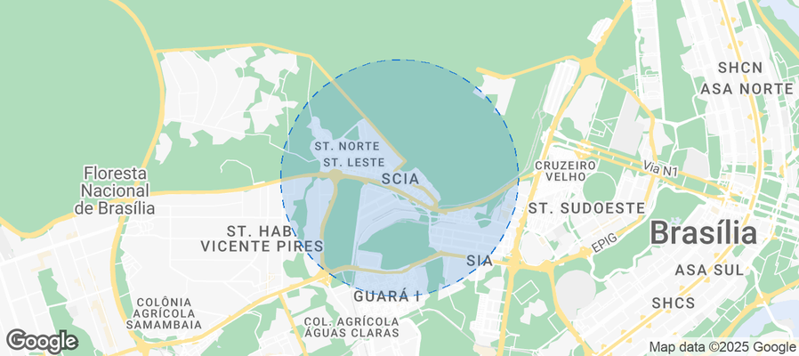 SCIA Airbnb map